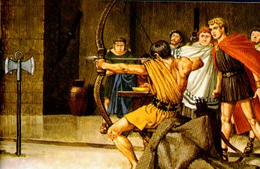 Odysseus and the trial of the bow in the Odyssey
